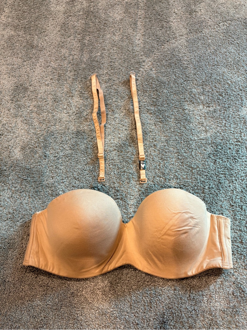 Victoria's Secret Strapless Convertible Bra in Beige - 32D